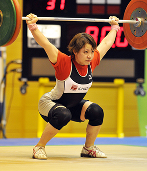 Weightlifter Hiromi Miyake